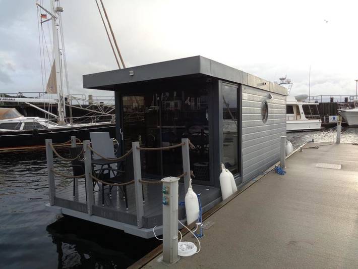 Boot für 2 Personen, mit Terrasse und Ausblick in Flensburger Förde