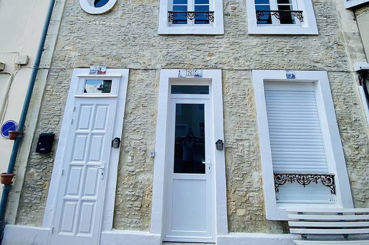Gîte pour 6 personnes, avec Terrasse à Grandcamp-Maisy