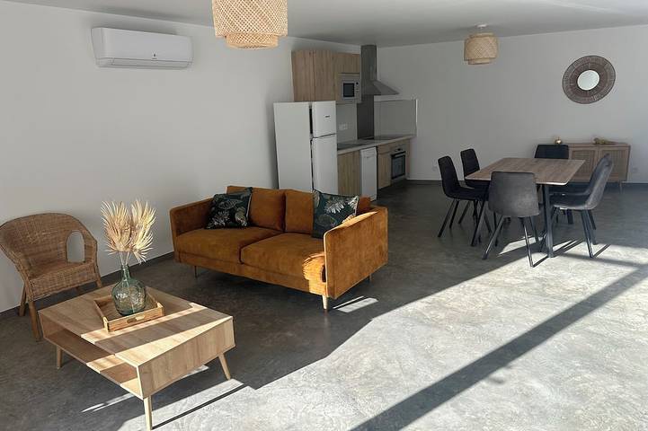 Appartement de vacances pour 4 personnes, avec jardin