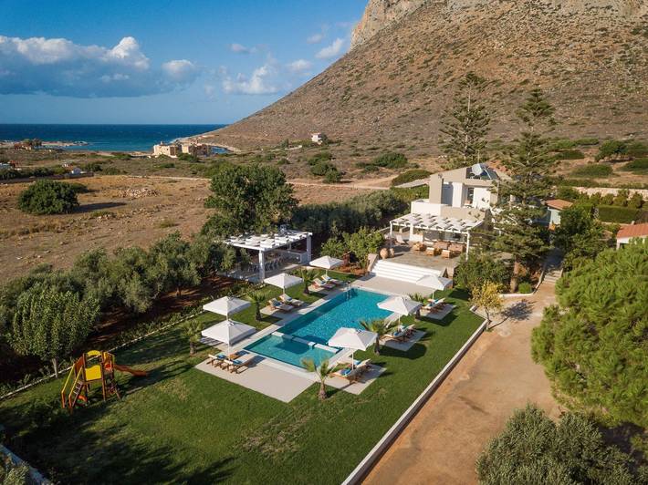Villa für 10 Personen, mit Pool und Meerblick sowie Balkon und Garten in Chania und Umgebung - 4