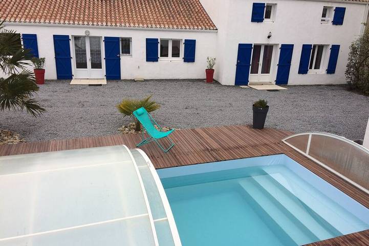 Maison de vacances pour 12 personnes, avec jardin et terrasse à Noirmoutier