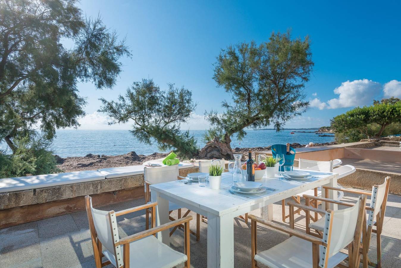 Port Nou Ca Na Cati - Ferienhaus mit Meerblick in Cala Bona. Wifi gratis in Port Nou, Son Servera