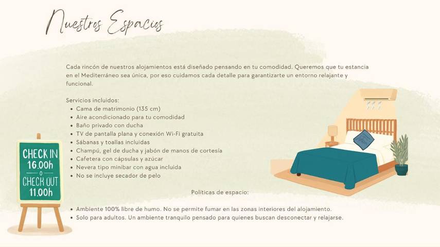 Maison d’hôte pour 2 personnes, avec terrasse et vue à Peñíscola - 3