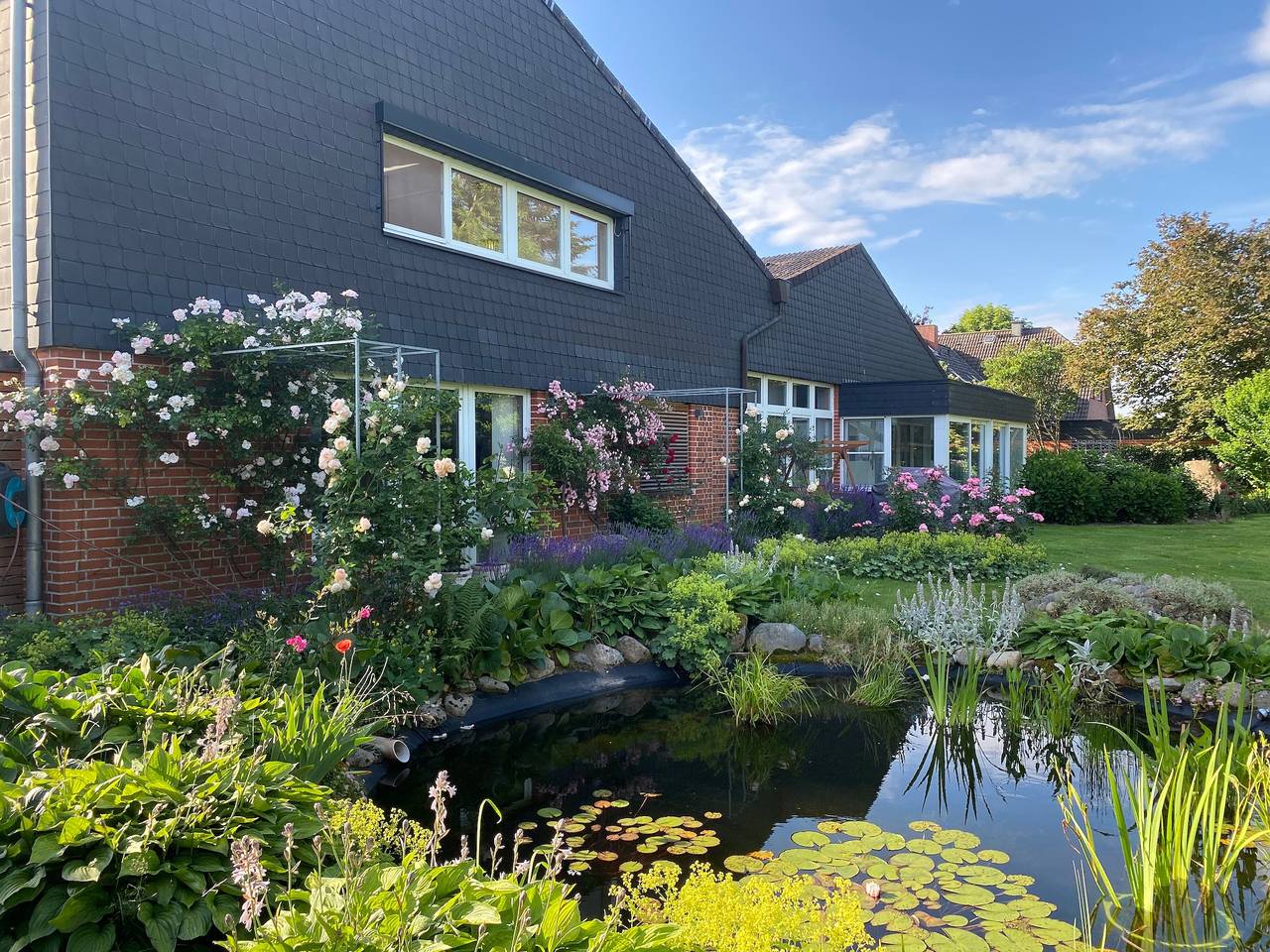 Ganzes Studio, 'Landhaus Bleckede - App 1 Bleckede ' mit privatem Garten und Wlan in Bleckede, Elbtalaue