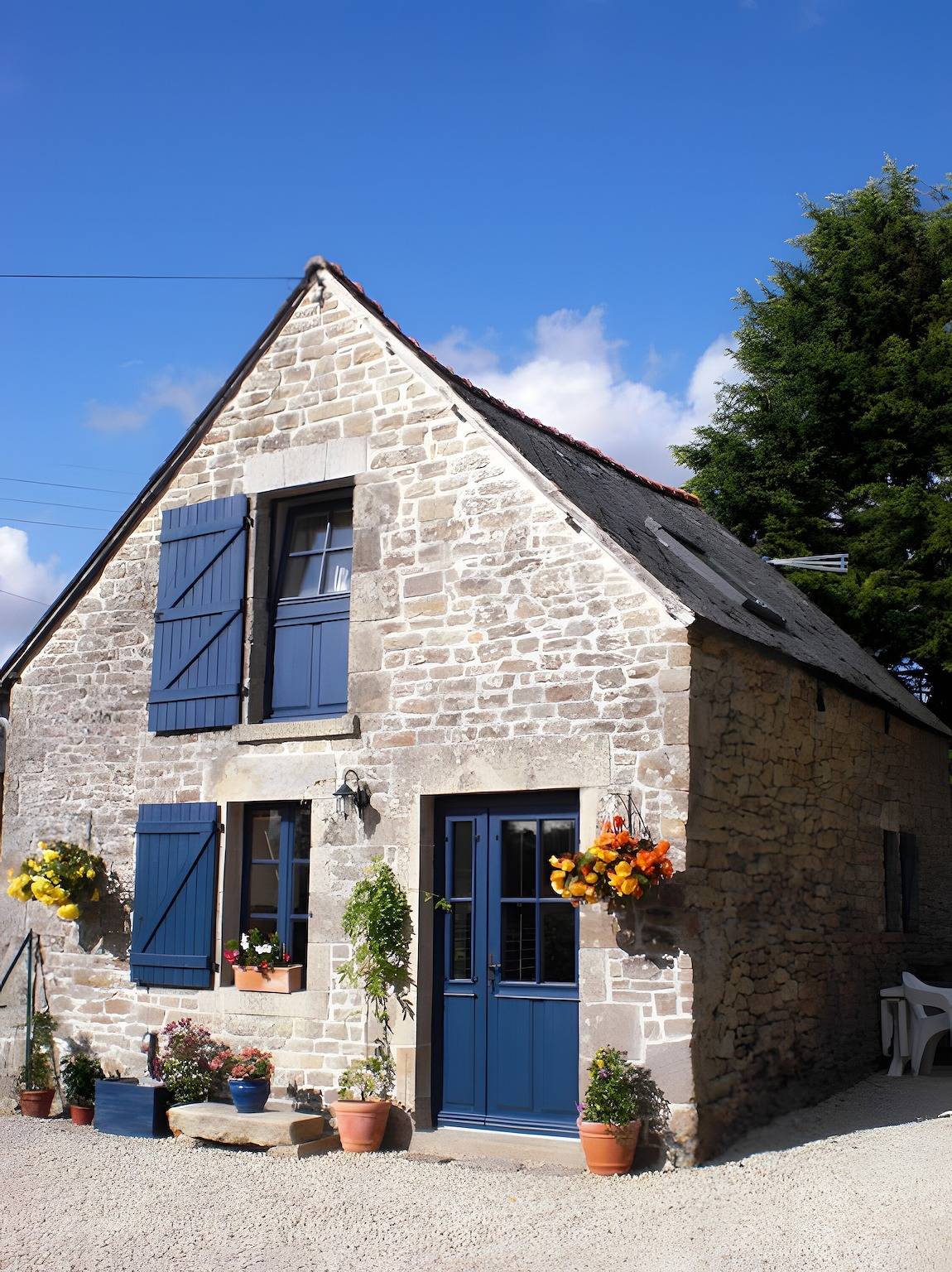 Casa rural «Le Courtil De Bourrien» con terraza y Wi-Fi in Languédias, Región de Dinan