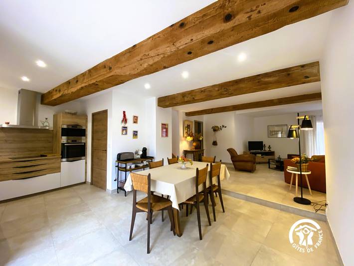 Gîte für 6 Personen, mit Terrasse und Garten in Villelongue-dels-Monts