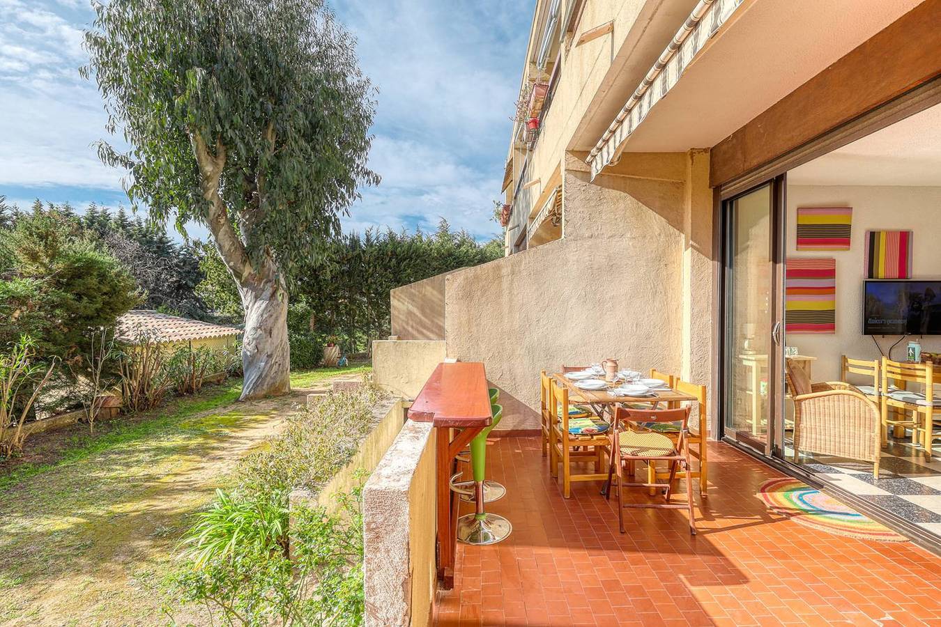 Ganze Wohnung, Ferienwohnung für 6 Personen mit Terrasse in Bormes-les-Mimosas, Parc national Port-Cros