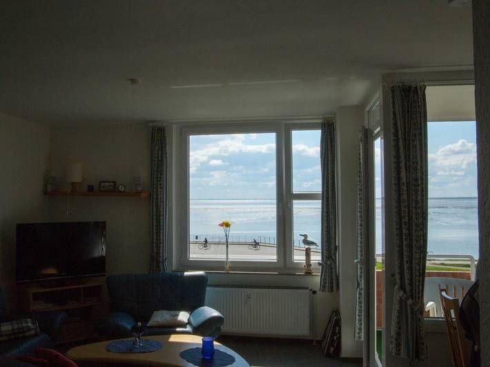 Ferienwohnung für 2 Personen, mit Balkon und Seeblick sowie Ausblick am Jadebusen - 4