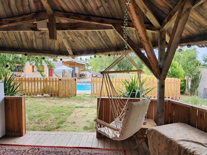 Gîte pour 4 personnes, avec Terrasse ainsi que Piscine et Vue à Martignargues - 3