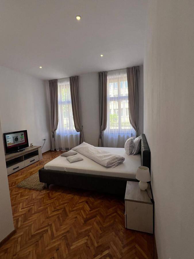 Apartament wakacyjny dla 4 osób, z ogród i widok, zwierzęta dozwolone w Sybin