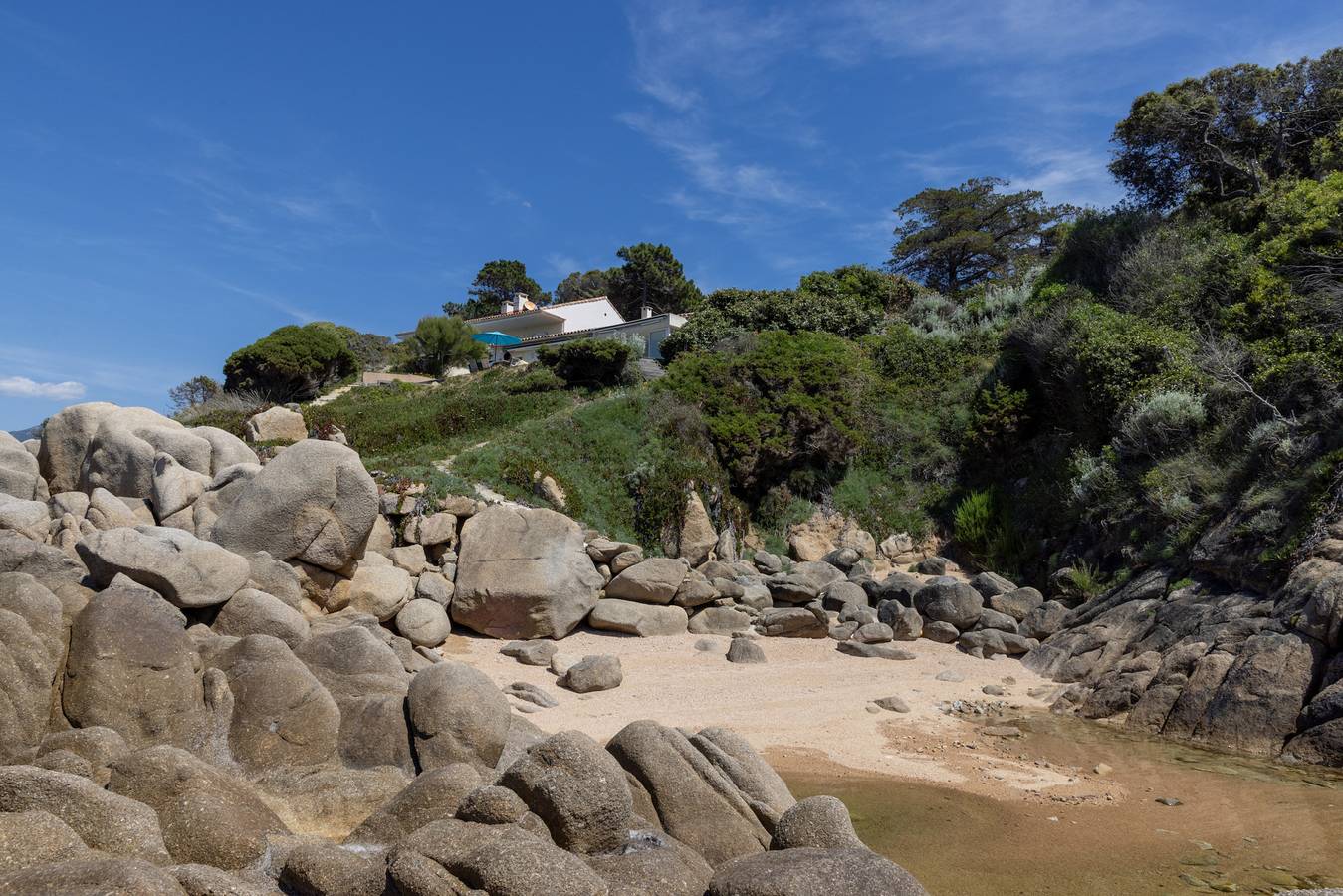 Villa exceptionnelle Pietrosella: plage privée in Pietrosella, Région d'Ajaccio