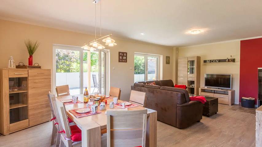 Ferienhaus für 6 Personen, mit Terrasse und Garten, mit Haustier in Nieby