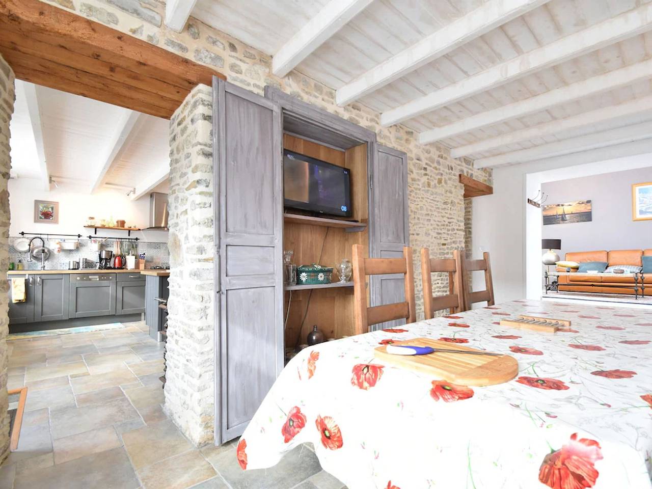 Maison de vacances pour 8 personnes avec jardin in La Haye (Manche), Région de Coutances