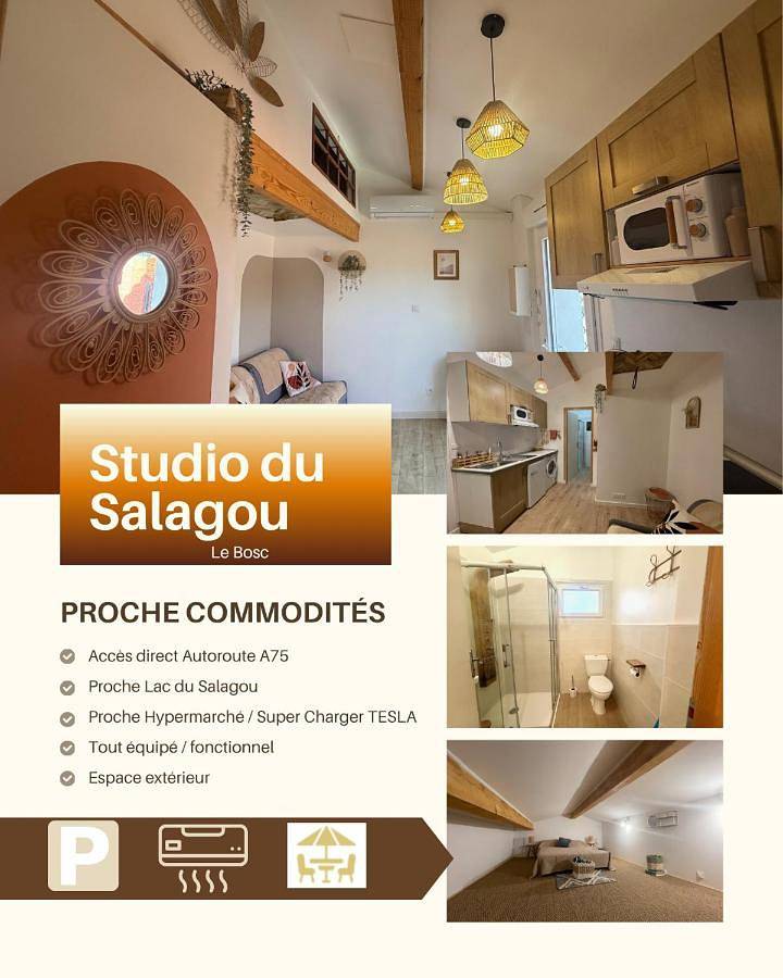 Appartement entier, Studio indépendant près Salagou in Sallèles du Bosc, Bosc