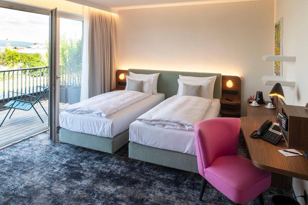 Hotel leparc**** - Einzelzimmer Standard in Wiener Neustadt, Alpy Wiedeńskie