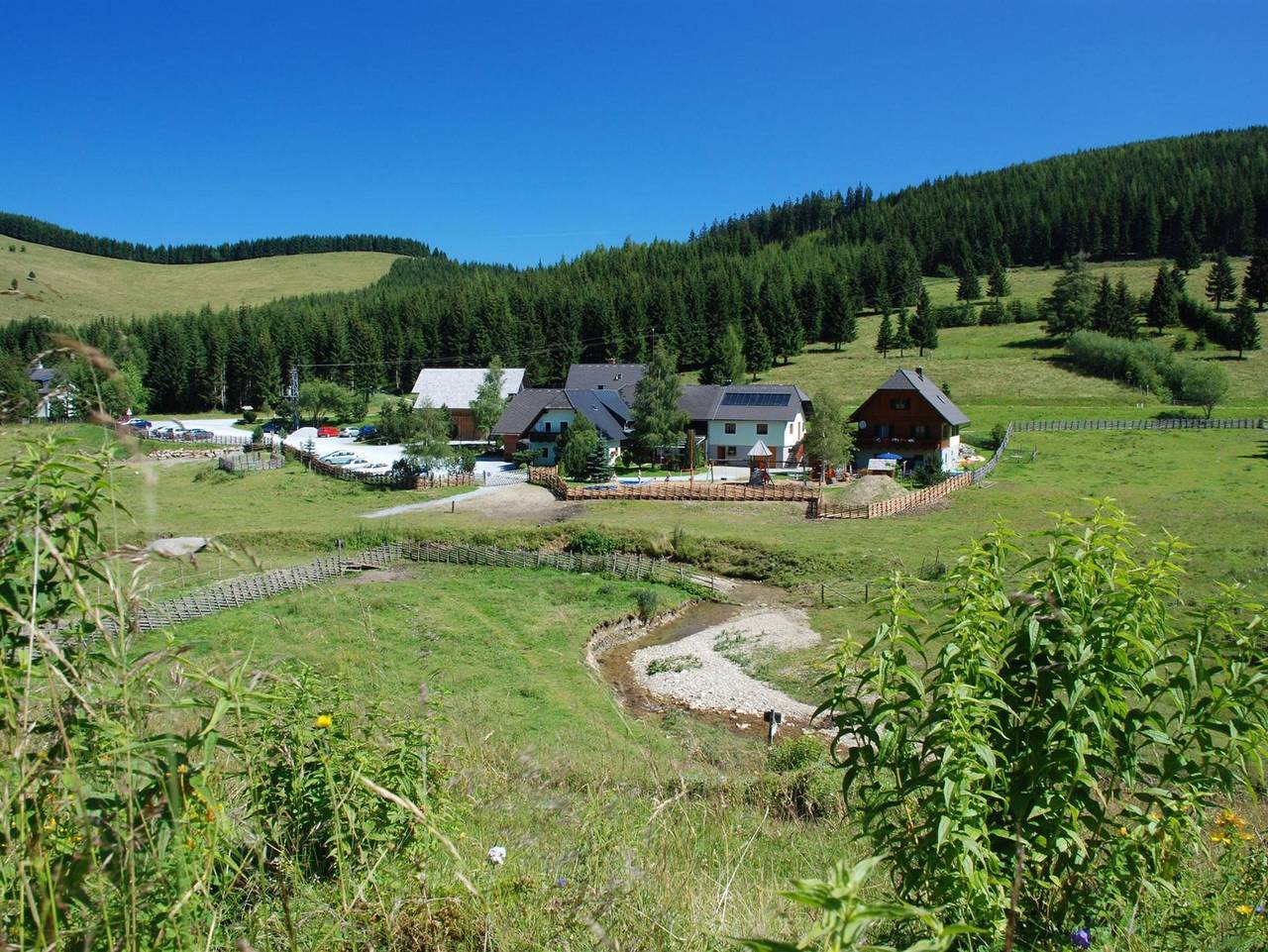 Pension Holzmeister - Doppelzimmer mit Dusche, Wc in Steirerland