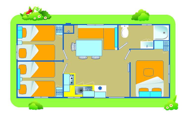 Ferienhaus für 6 Personen, mit Whirlpool und Terrasse sowie Kinderpool und Pool in Venetien - 2