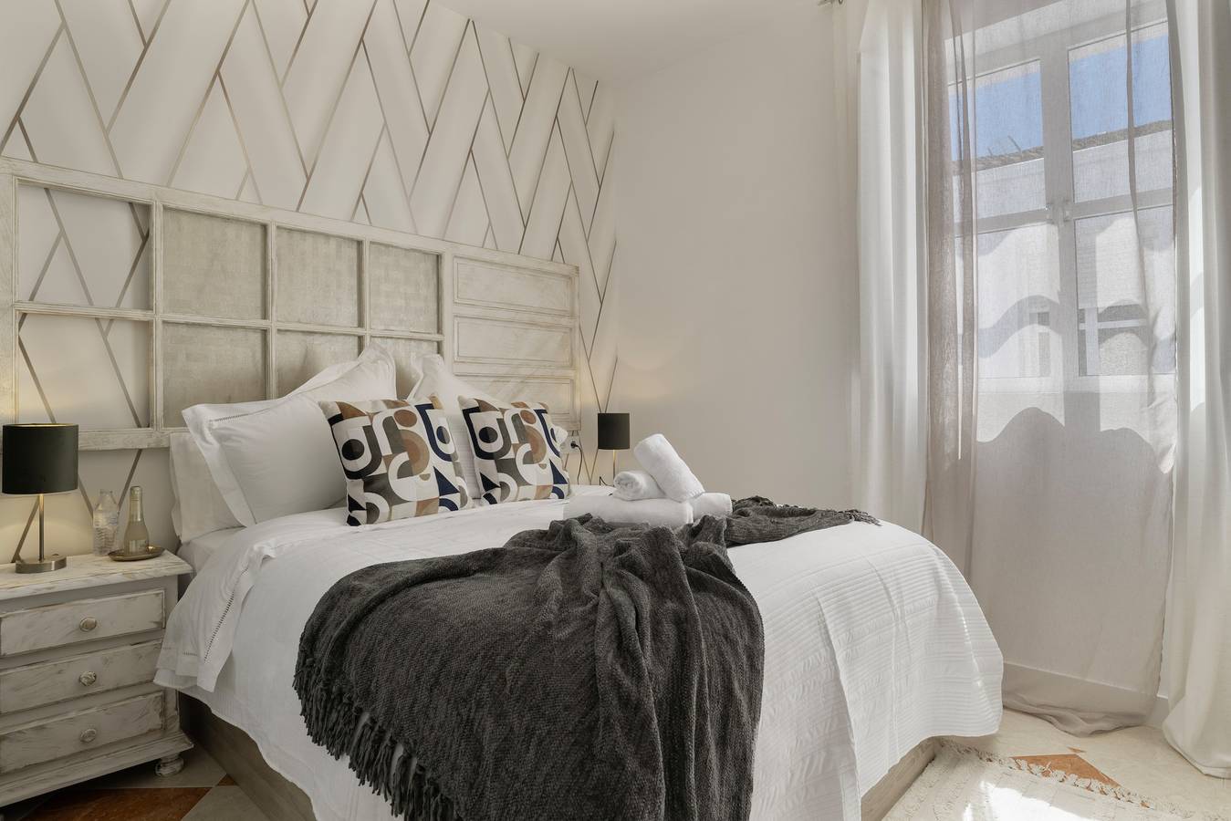 Zimmer 'Habitación 10' mit Bergblick, Gemeinschaftsterrasse und Wi-Fi in Alcalá del Valle, Pueblos Blancos