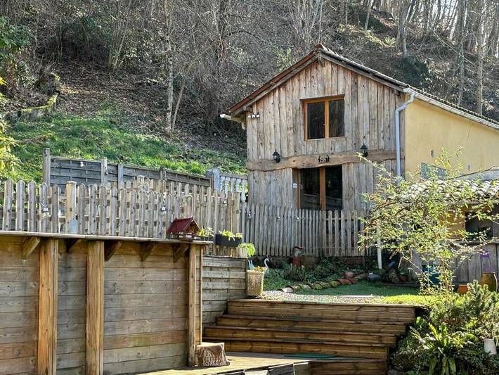 Location de vacances pour 6 personnes, avec piscine ainsi que jardin et vue à Nistos - 3