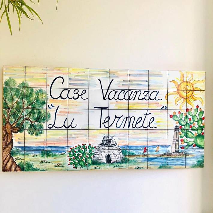 Location de vacances pour 2 personnes, avec terrasse à Specchia