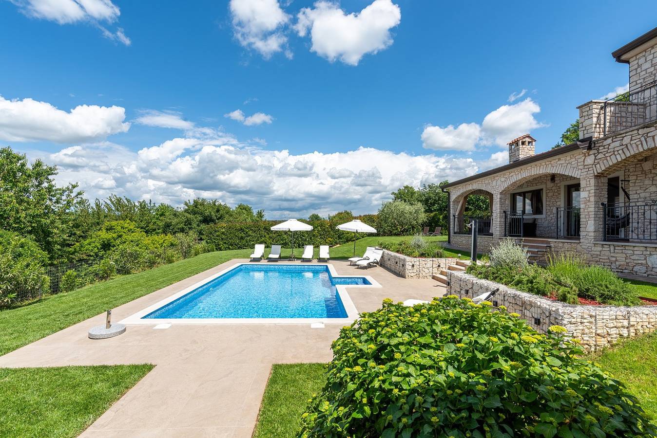 Villa Roma mit privatem Pool in Baderna, Zentralistrien
