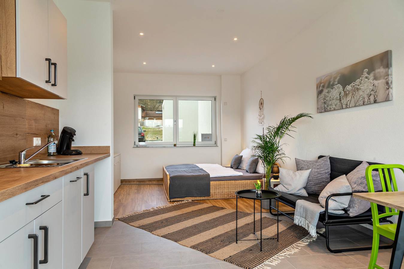 Ganzes Studio, Einzimmerapartment 'Mina' mit Balkon und Wlan in Geratskirchen, Ostbayern