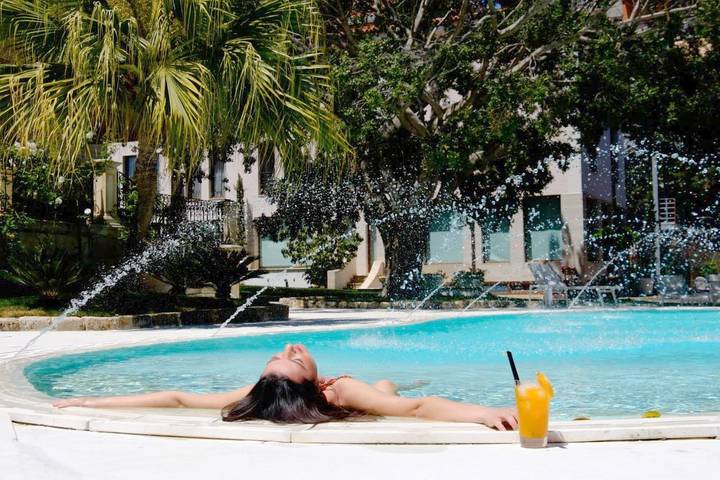 Hôtel pour 2 personnes, avec piscine et jardin