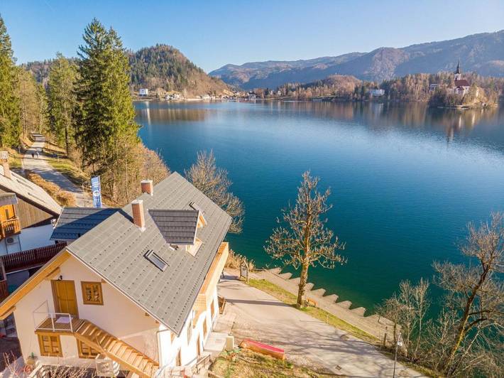 Gîte pour 6 personnes, avec jardin ainsi que vue sur le lac et vue à Bled - 4