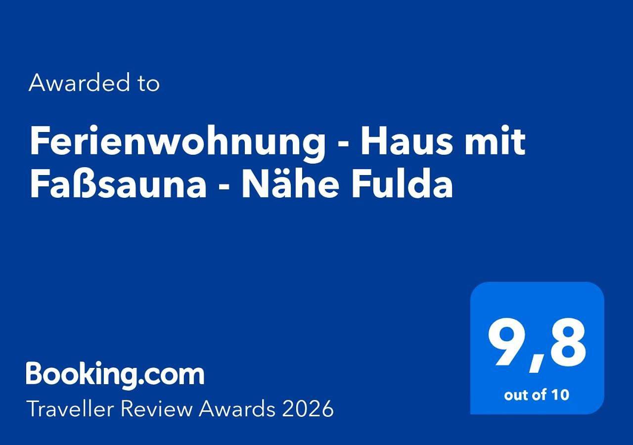 Ferienwohnung - Haus mit Faßsauna - Nähe Fulda in Großenlüder, Rhön-Hessen
