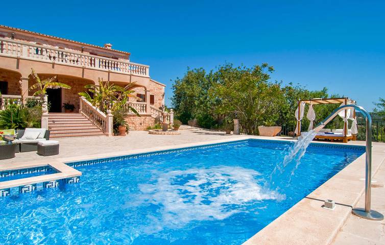 Finca für 12 Personen, mit Terrasse und Whirlpool, mit Haustier in S'Alqueria Blanca - 4