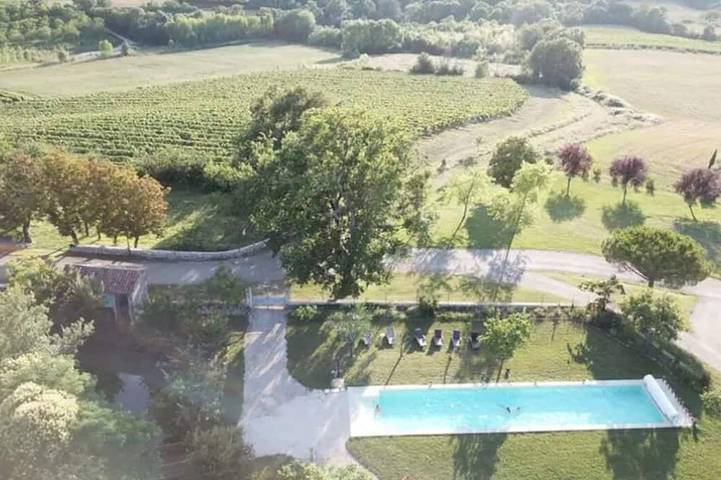 Gîte pour 15 personnes, avec Jardin et Sauna à Lagraulet-du-Gers