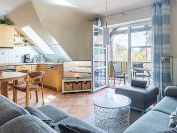Ferienwohnung für 4 Personen, mit Garten und Balkon im Klützer Winkel