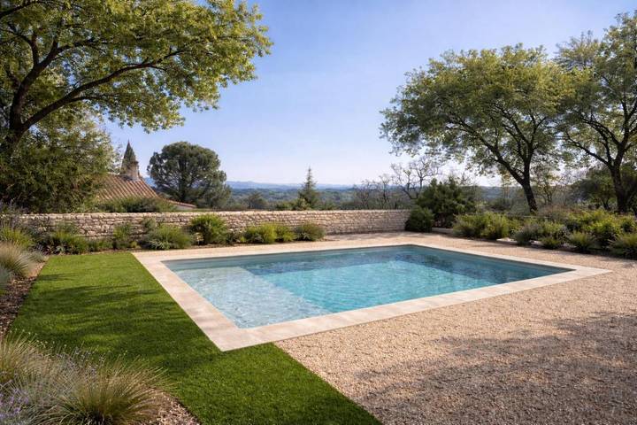 Location de vacances pour 6 personnes, avec vue ainsi que balcon et piscine à Salazac - 3