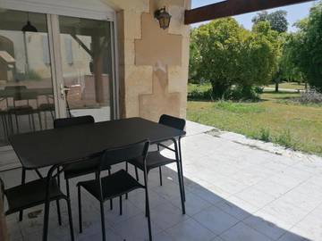 Location de vacances pour 4 personnes, avec jardin, animaux acceptés à Cherves-Richemont