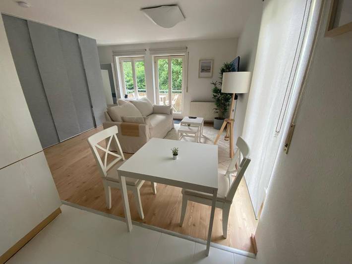 Ferienwohnung für 4 Personen, mit Balkon und Ausblick in Waldstetten
