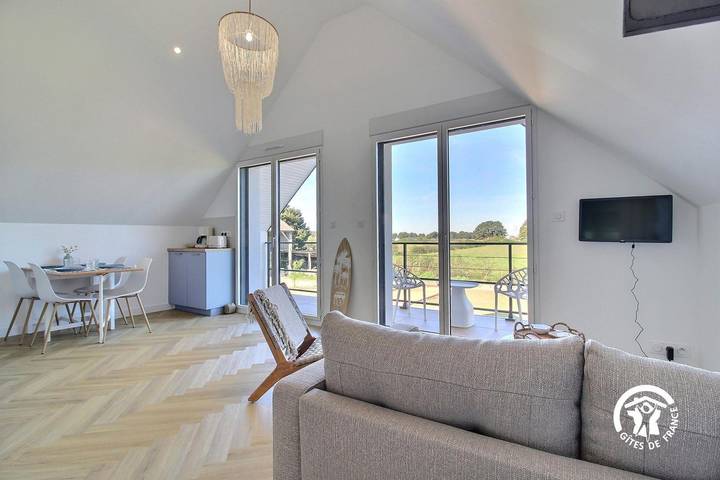 Gîte pour 4 personnes, avec balcon et jardin dans Plage Du Men Armor - 2
