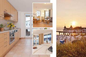 Ferienwohnung für 4 Personen, mit Garten, mit Haustier in Heringsdorf