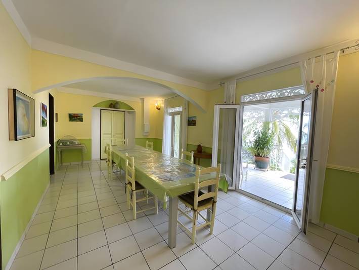 Maison de vacances « Balcon Créole Soleil Couchant » : vue mer, terrasse privée, Wi-Fi in Saint-Leu, Île de la Réunion