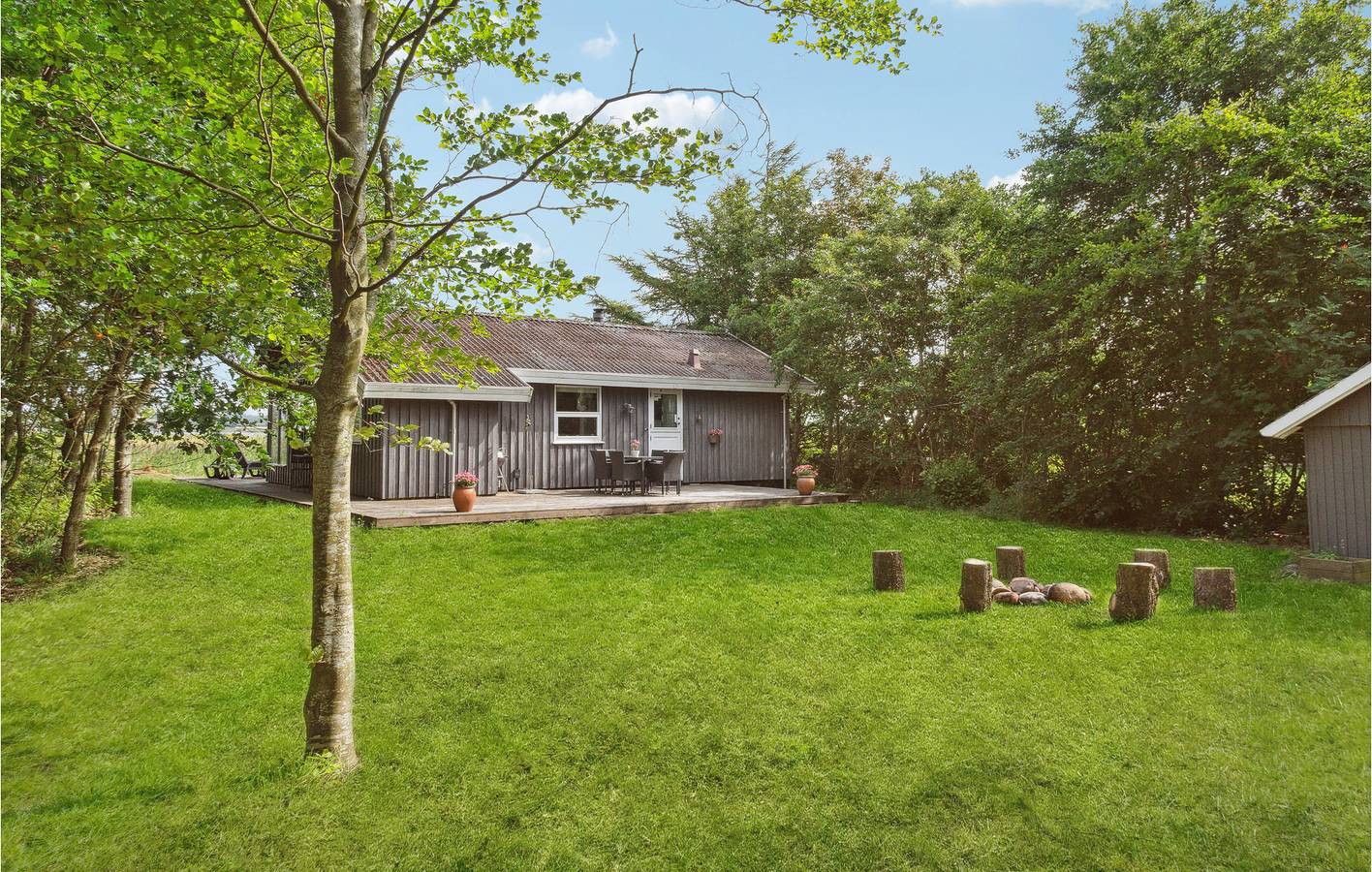 Ferienhaus für 6 Personen mit Terrasse in Åsted, Limfjord in Westjütland