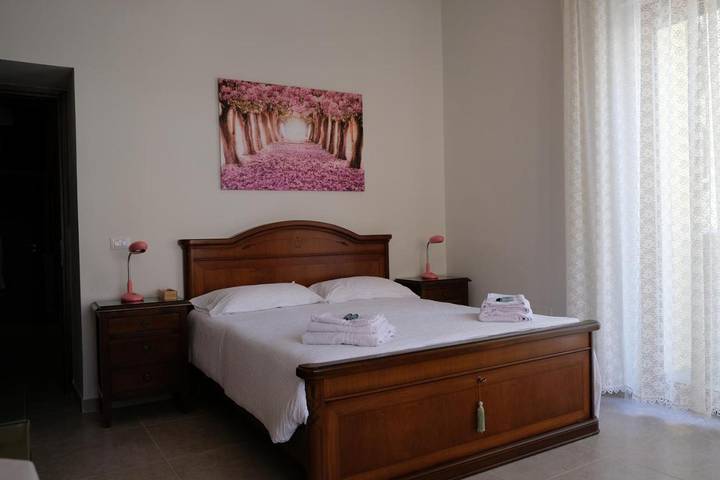 Chambre d’hôte pour 4 personnes, avec Balcon ainsi que Terrasse et Vue à Cosenza