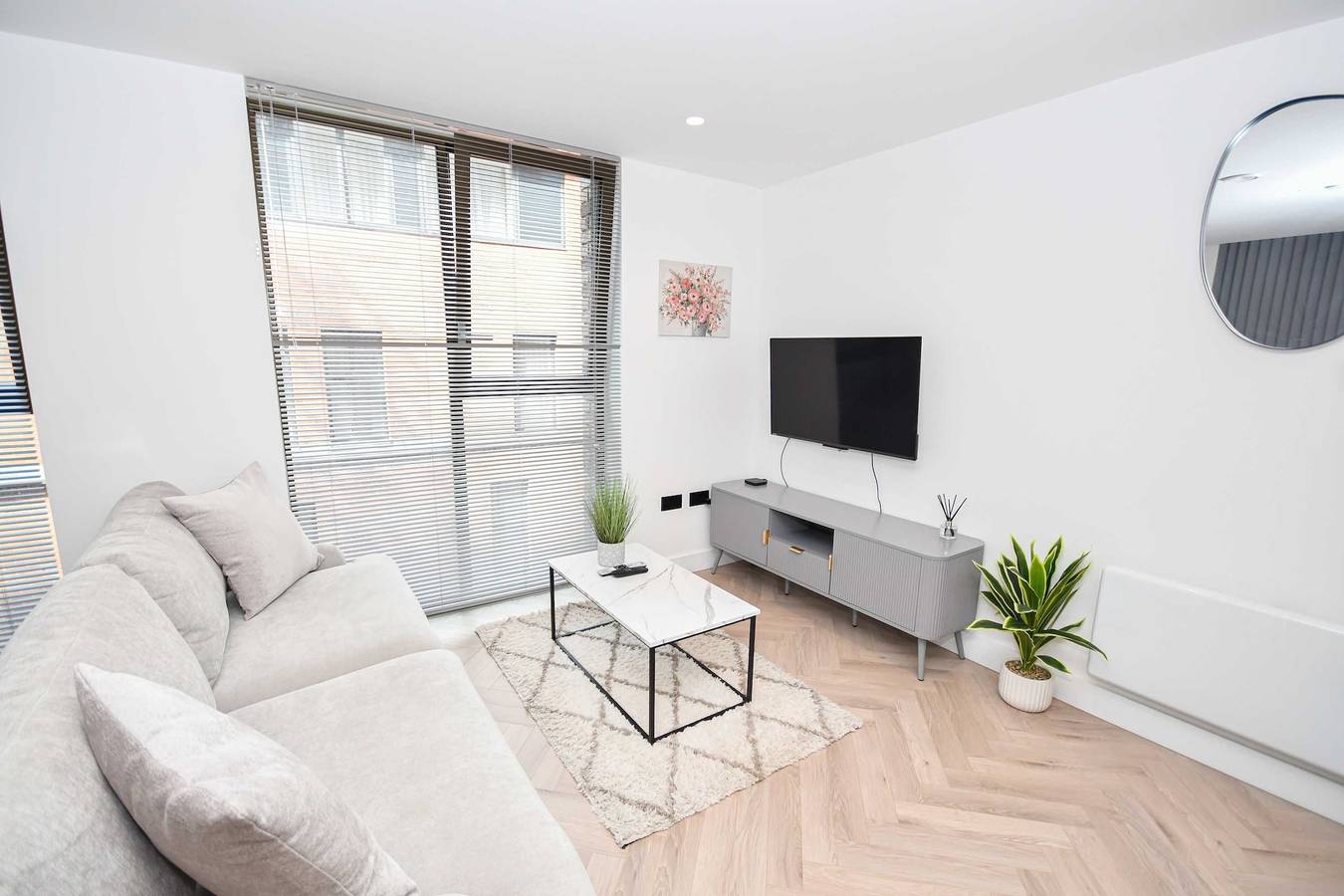 Ganze Wohnung, Modern 2Br Flat with Balcony in Central Manchester in Manchester, Greater Manchester