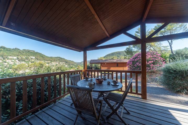 Maison de vacances pour 5 personnes, avec Terrasse ainsi que Jardin et Piscine