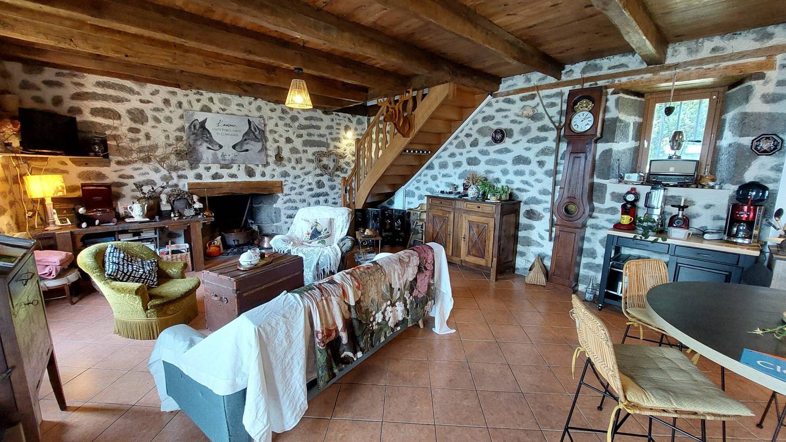 Gîte de charme 5 personnes - La Maison d'Hannah in Thiézac, Région d'Aurillac