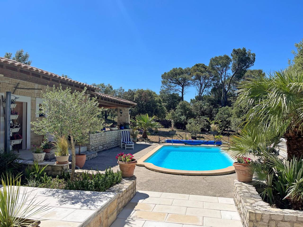 Holiday home with private pool in Uchaux, Vaucluse