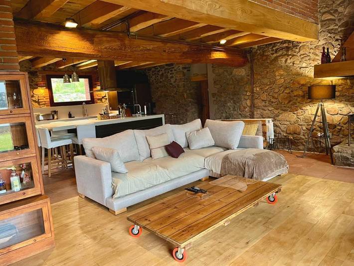 Casa rural para 8 personas, con vistas y jardín, Se admiten mascotas en Parque natural del Montseny - 3