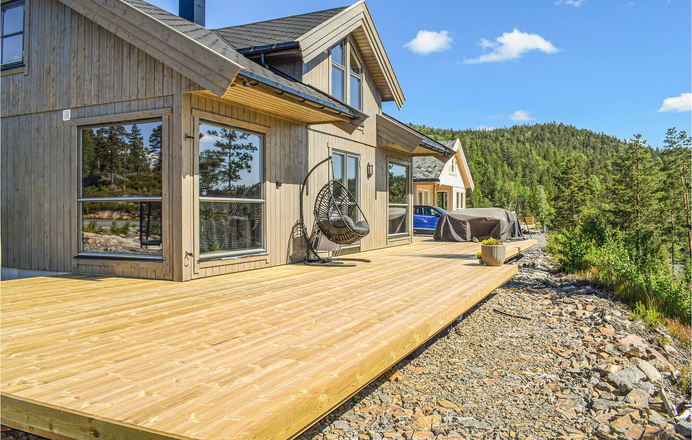 Feriehus for 7 personer med utsikt in Drangedal