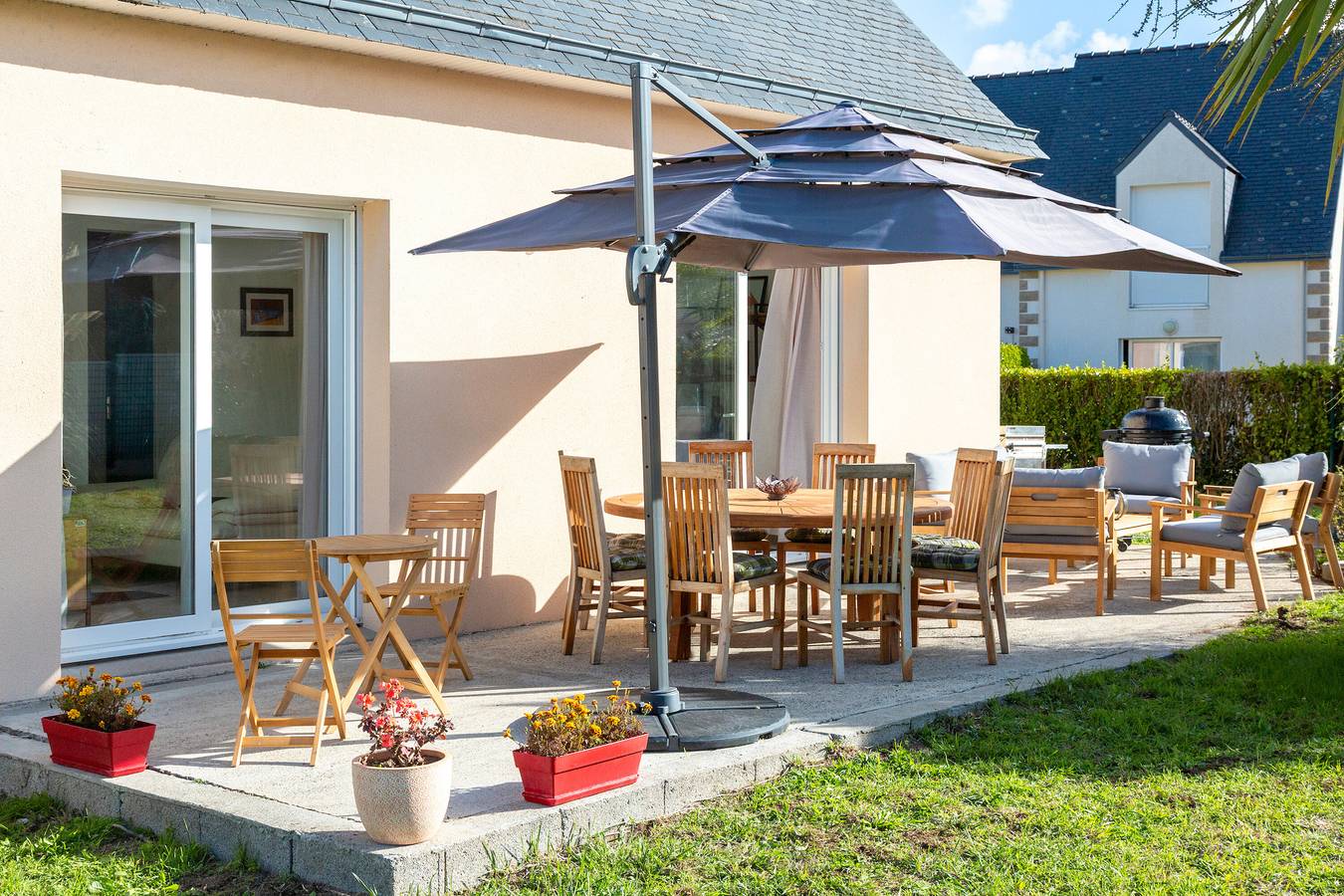 Ferienhaus 'An Enez Familh' mit privatem Garten und Wlan in Guilvinec, Côte de Cornouaille