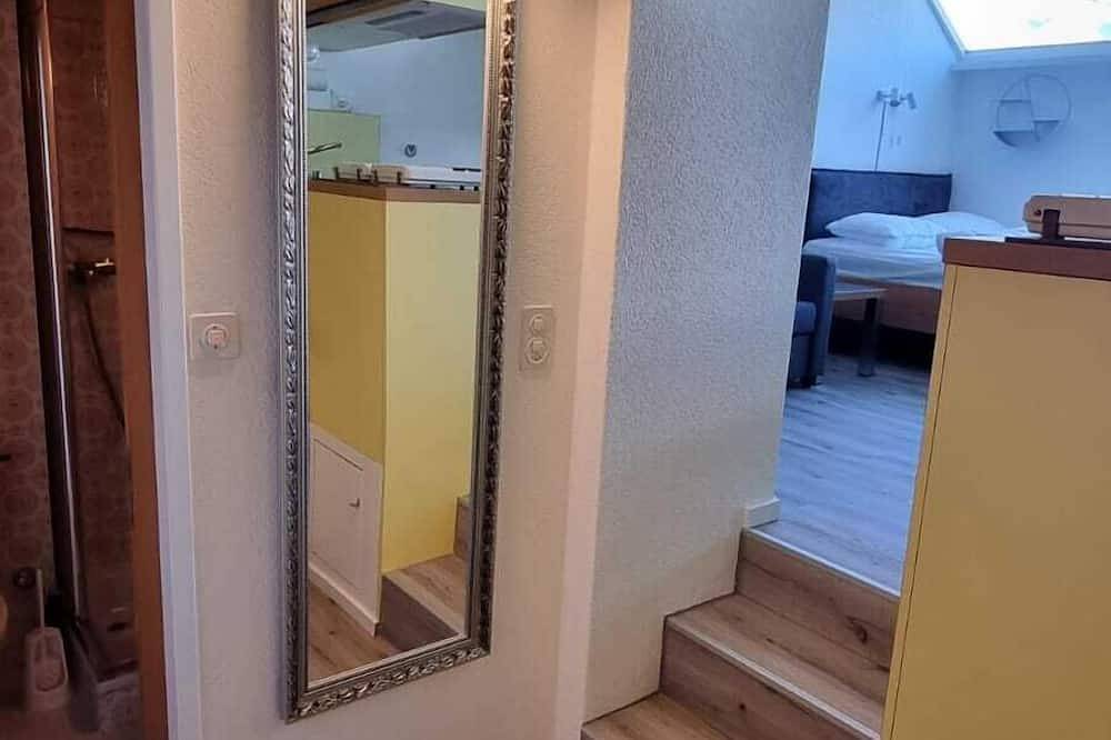 Ganze Wohnung, 1 Zimmer Wohnung für 2 Personen mit Aussicht auf die Skipiste in Surses, Oberhalbsteiner Alpen