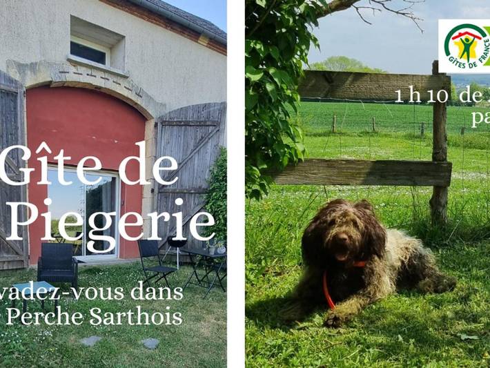 Location de vacances pour 2 personnes, avec jardin, animaux acceptés à Courgenard