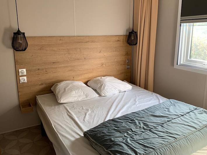 Camping Le Mas des Lavandes - Mobilheim 4 personen - Prestige S in Sérignan, Mittelmeerküste (Frankreich)